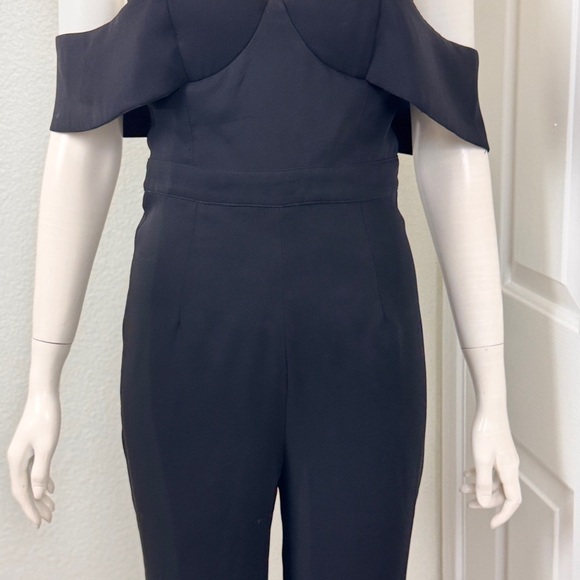 Herve Leger Black Off-Shoulder Jumpsuit - Picture 4 of 16